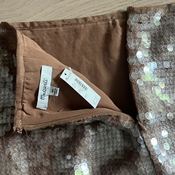 NWT Madewell 00 sequin midi skirt - Picture 3 of 8
